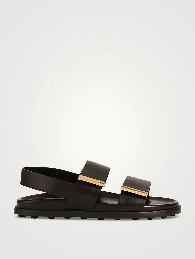 Leather Slingback Sandals