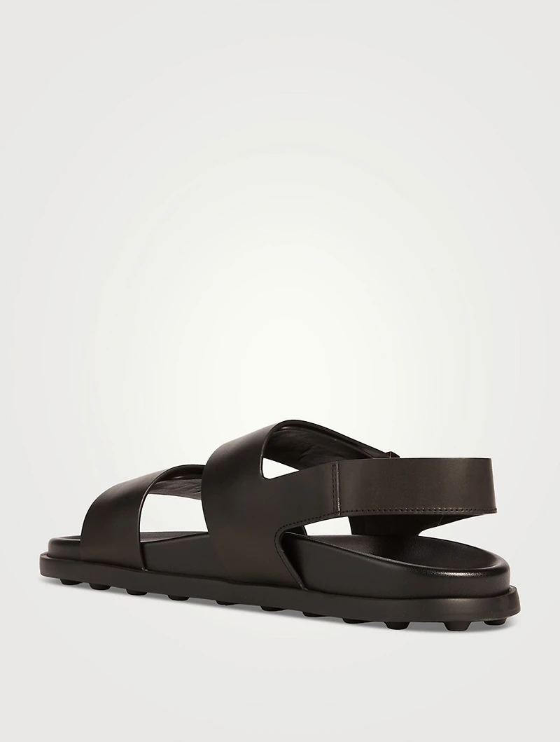 Leather Slingback Sandals