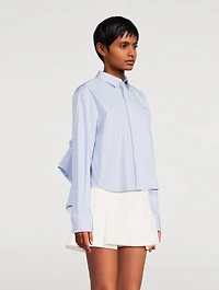 Ruffled Poplin Shirt