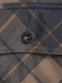 Shirt Dress Plaid Print