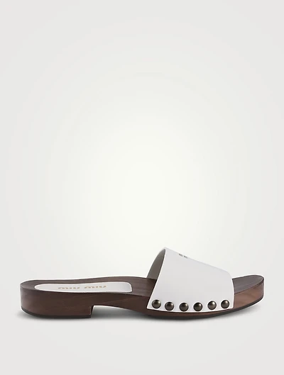 Leather Clogs