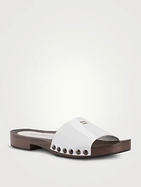 Leather Clogs