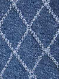 Nolita Denim Jacket Diamond Print