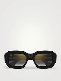 Oversized Rectangular Sunglasses