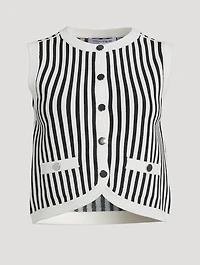 Leland Stripe Jacquard Vest
