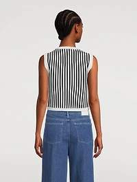 Leland Stripe Jacquard Vest