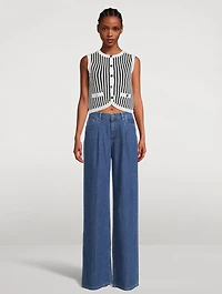 Leland Stripe Jacquard Vest