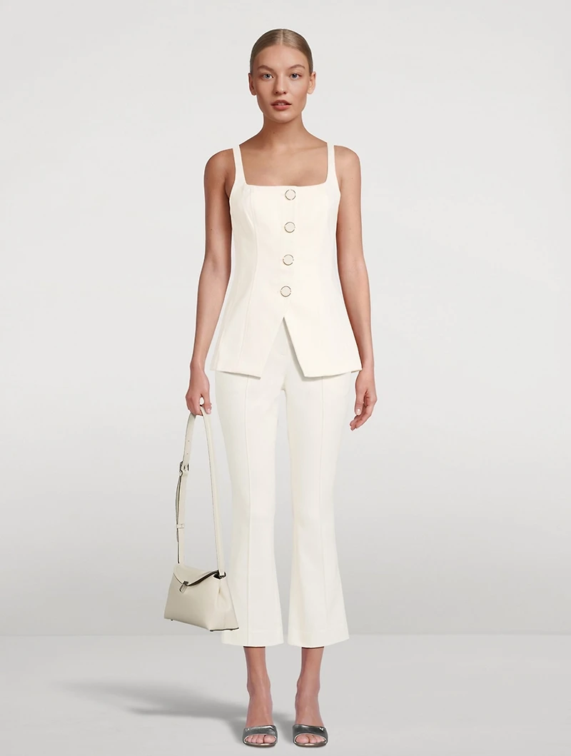 Liana Button-Front Top
