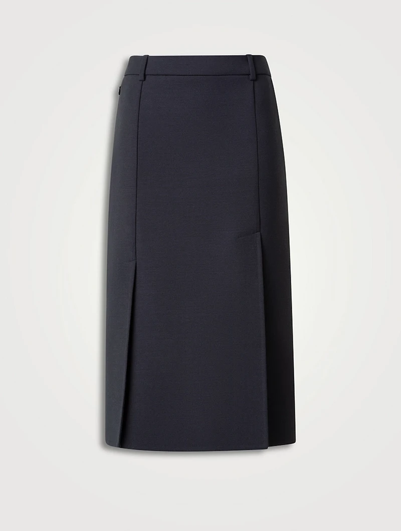 Double-Face Pencil Skirt