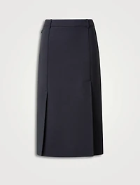 Double-Face Pencil Skirt