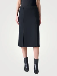 Double-Face Pencil Skirt