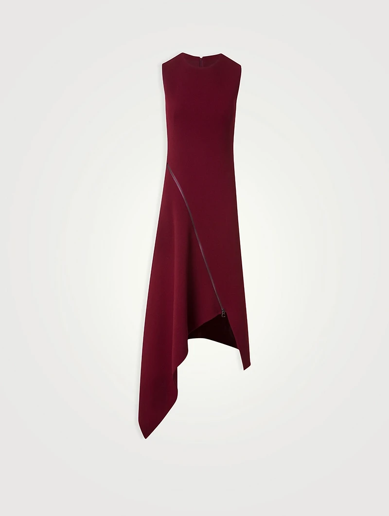 Wool Double-Face Midi Dress