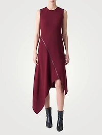 Wool Double-Face Midi Dress