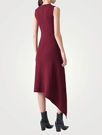 Wool Double-Face Midi Dress
