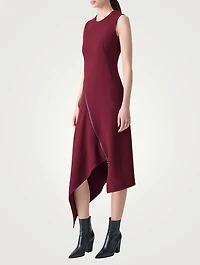 Wool Double-Face Midi Dress