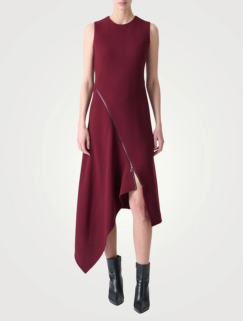 Wool Double-Face Midi Dress