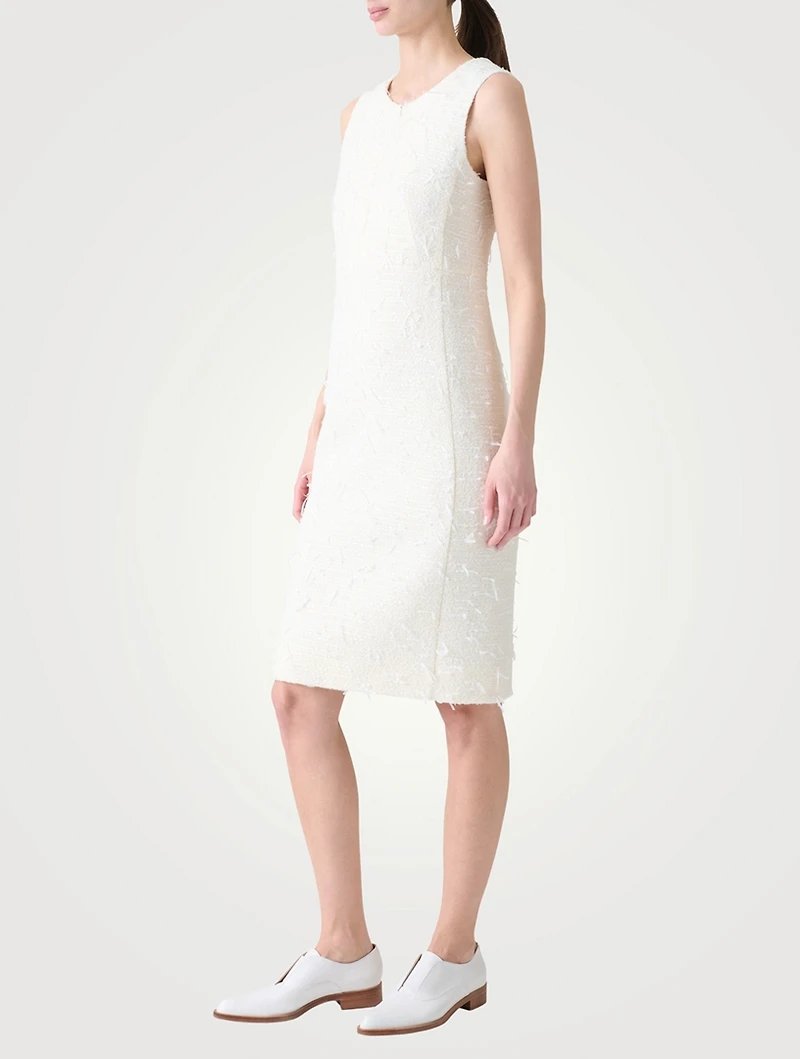 Bouclé Sheath Dress
