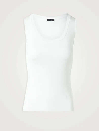Stretch Silk Tank Top