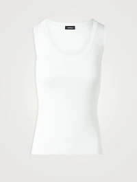 Stretch Silk Tank Top