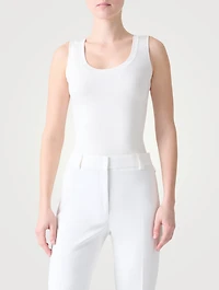 Stretch Silk Tank Top