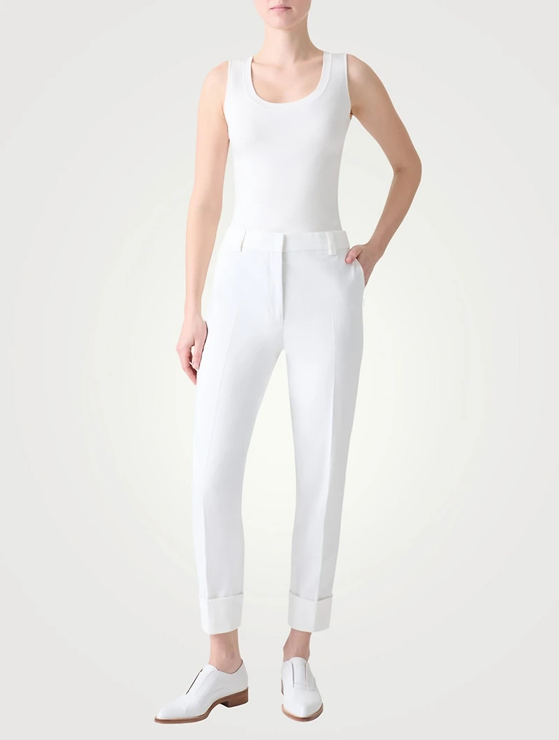 Stretch Silk Tank Top