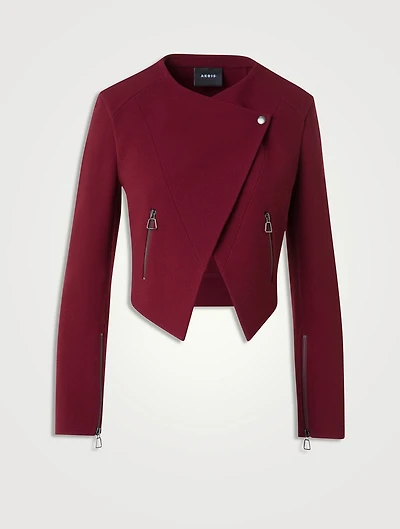Ariel Asymmetric Biker Jacket
