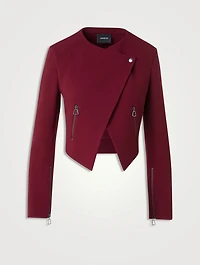 Ariel Asymmetric Biker Jacket