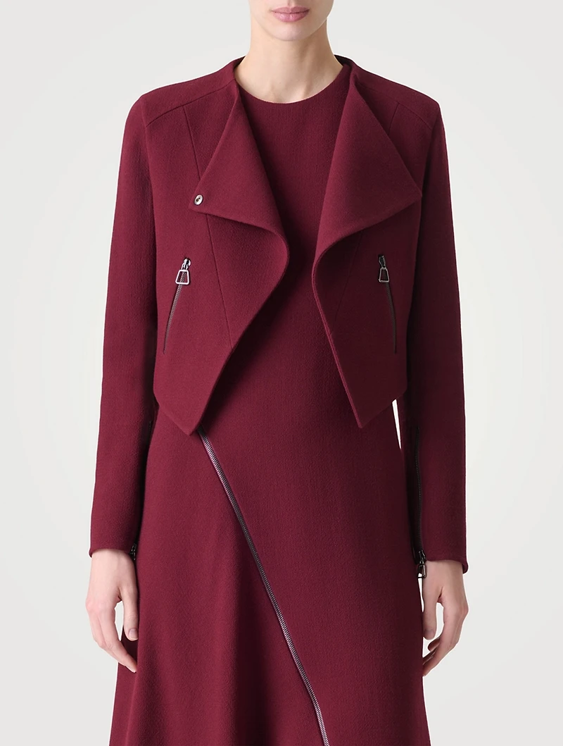 Ariel Asymmetric Biker Jacket