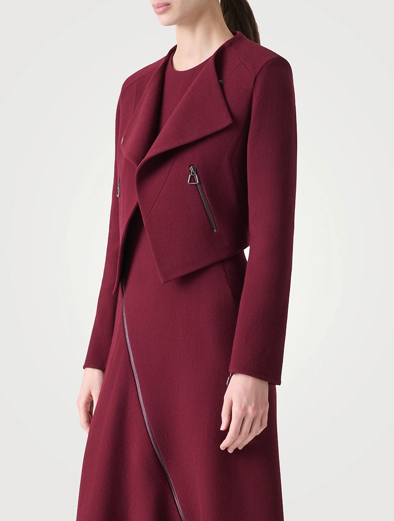 Ariel Asymmetric Biker Jacket