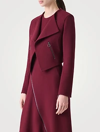 Ariel Asymmetric Biker Jacket