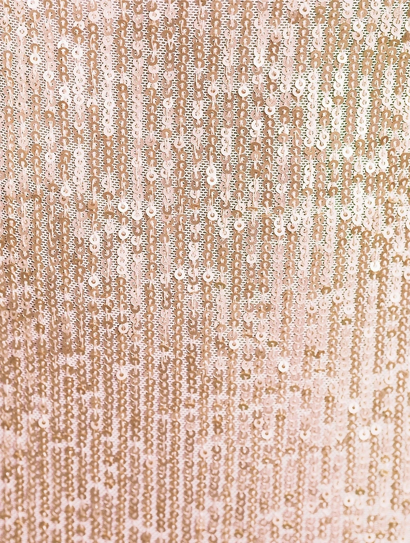 Off-The-Shoulder Sequin Gown