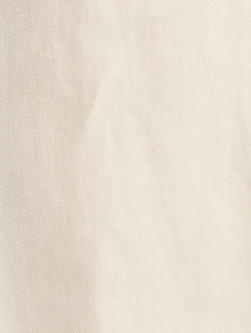 Eglitta Wide-Leg Linen Jeans