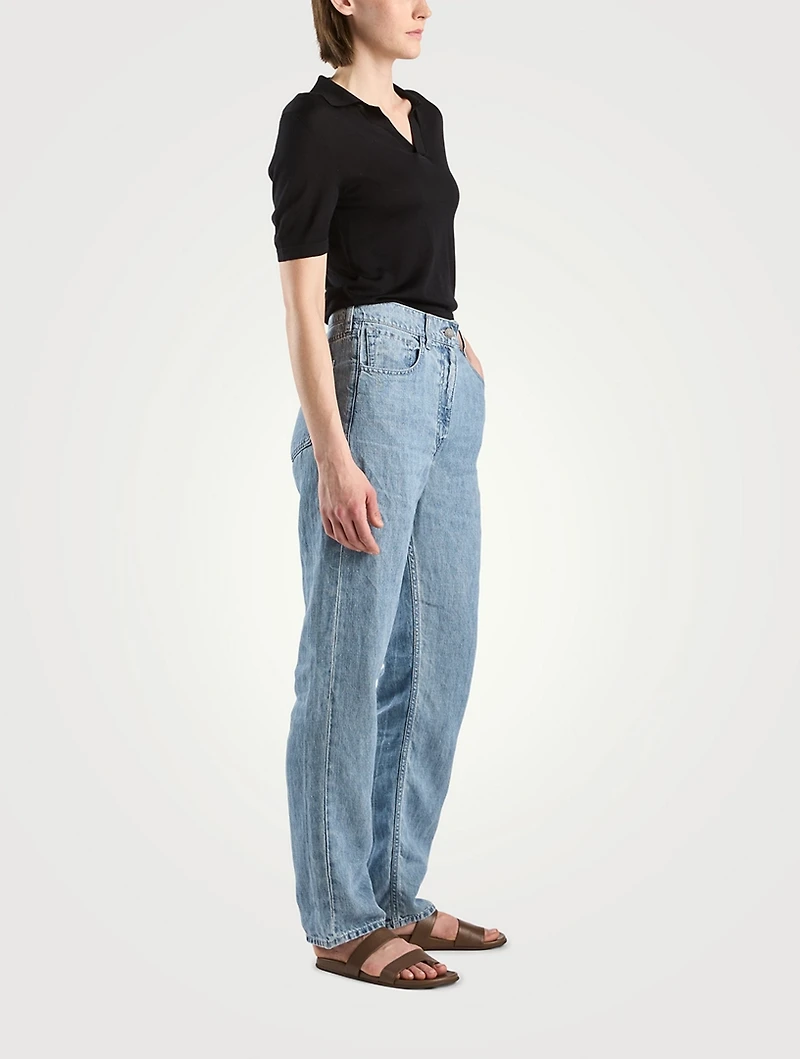 Juliana Silk Polo Shirt