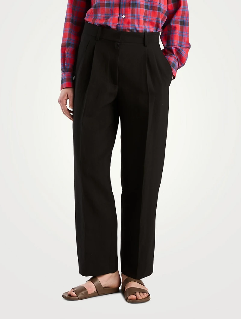 Lilas Gabardine Trousers