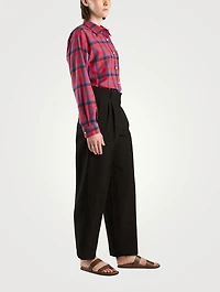 Lilas Gabardine Trousers