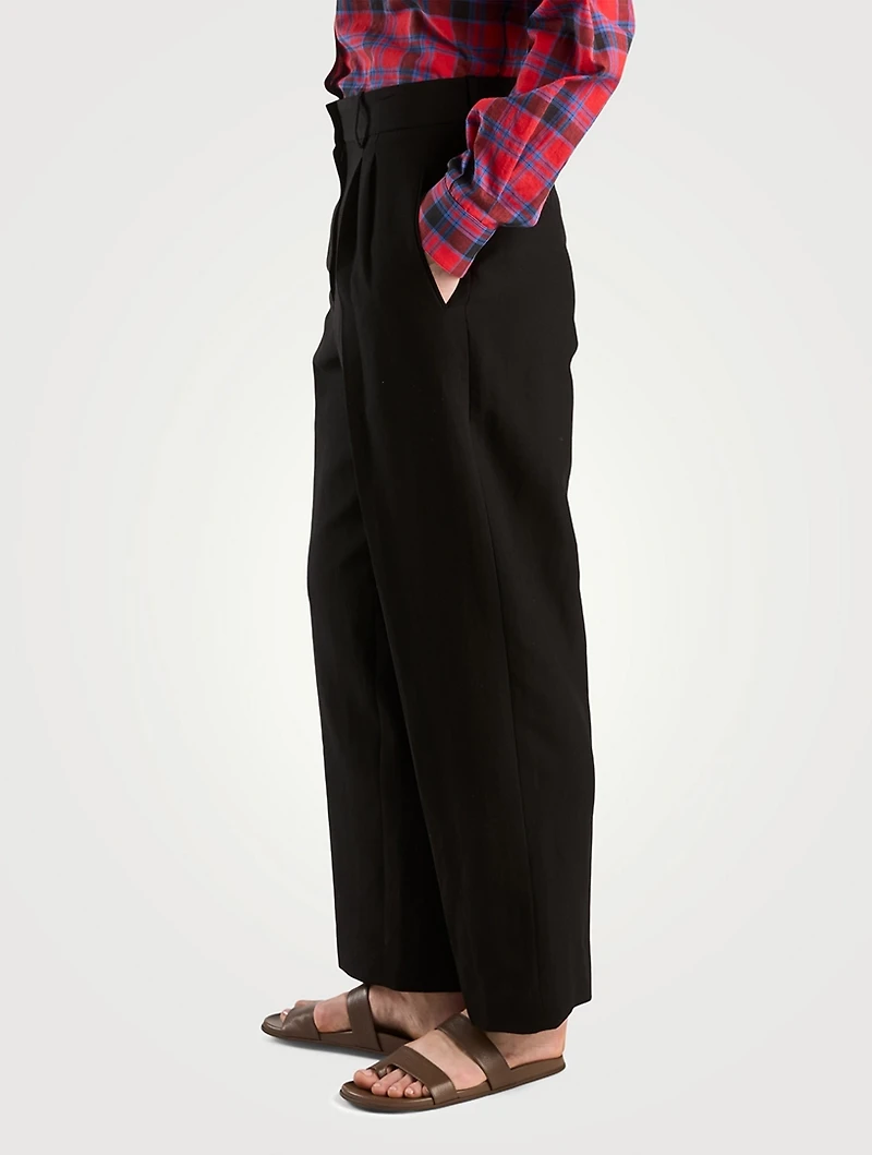 Lilas Gabardine Trousers