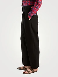 Lilas Gabardine Trousers