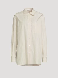Nesson Organic Cotton Shirt Stripe Print