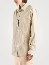 Nesson Organic Cotton Shirt Stripe Print