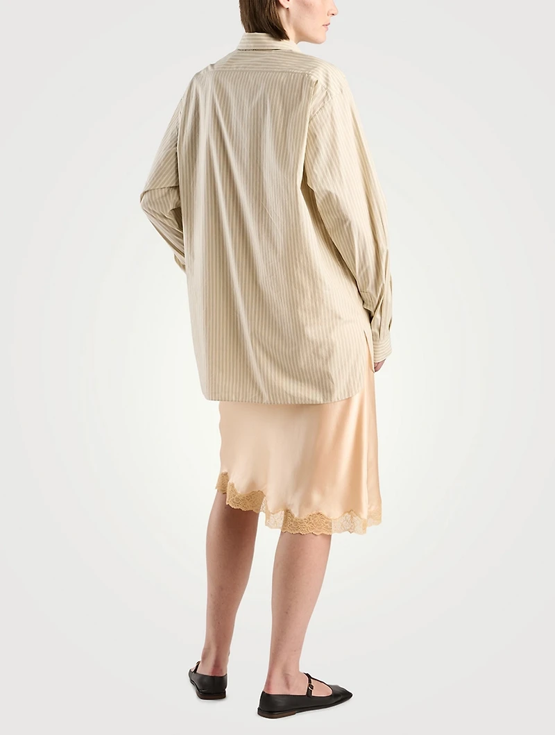 Nesson Organic Cotton Shirt Stripe Print
