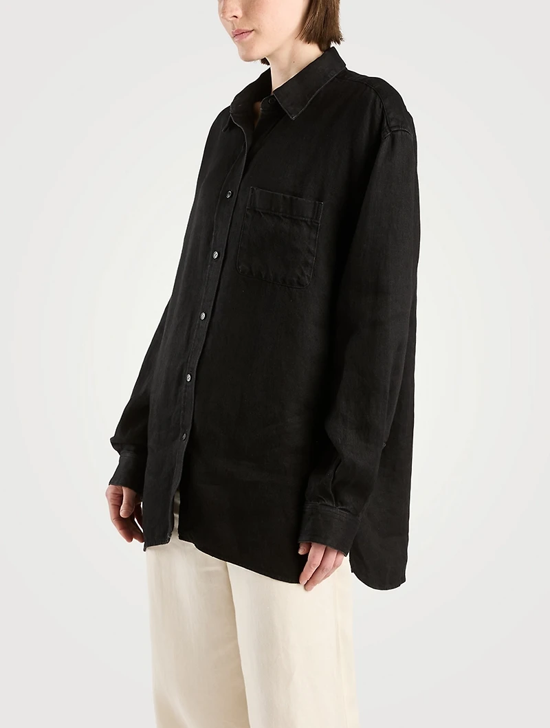 Nesson Linen Denim Shirt