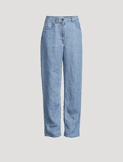 Tarley Straight Linen Jeans