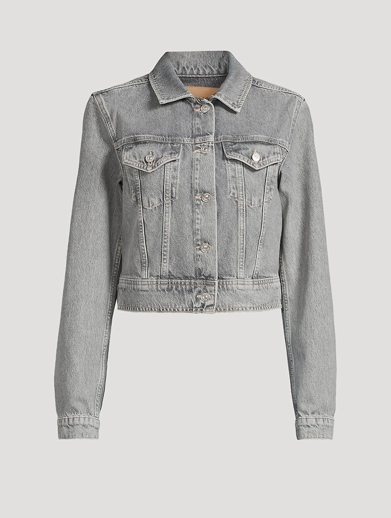 Chantal Cropped Denim Jacket
