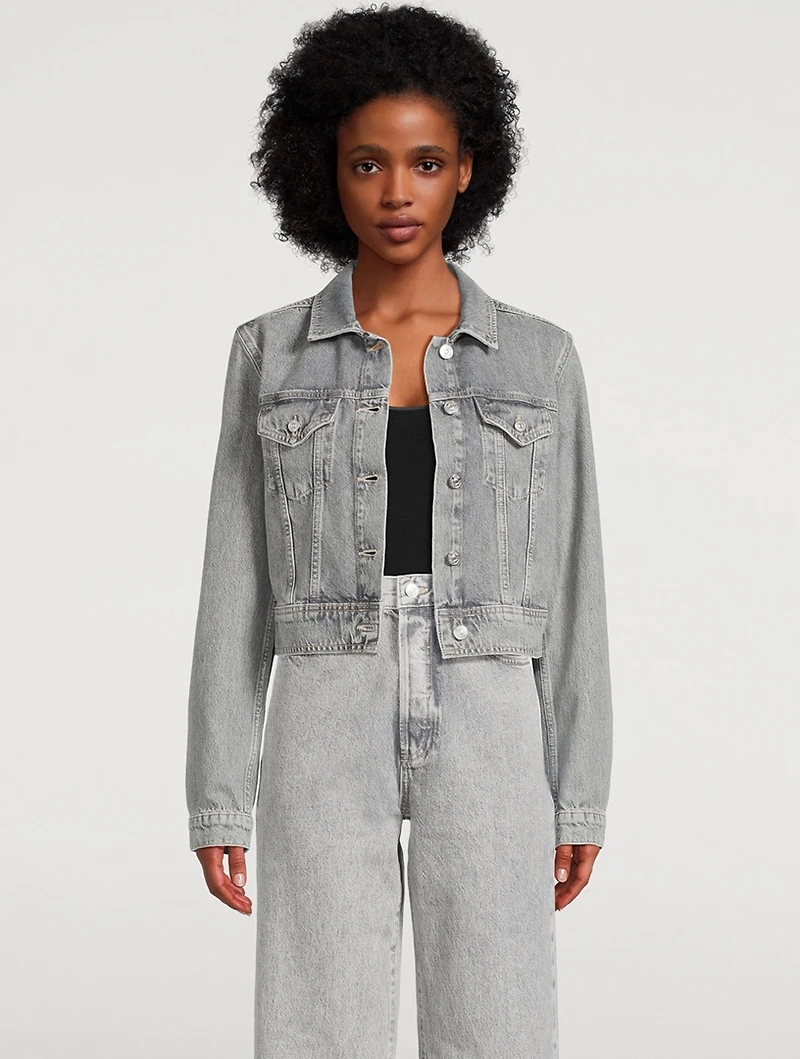 Chantal Cropped Denim Jacket