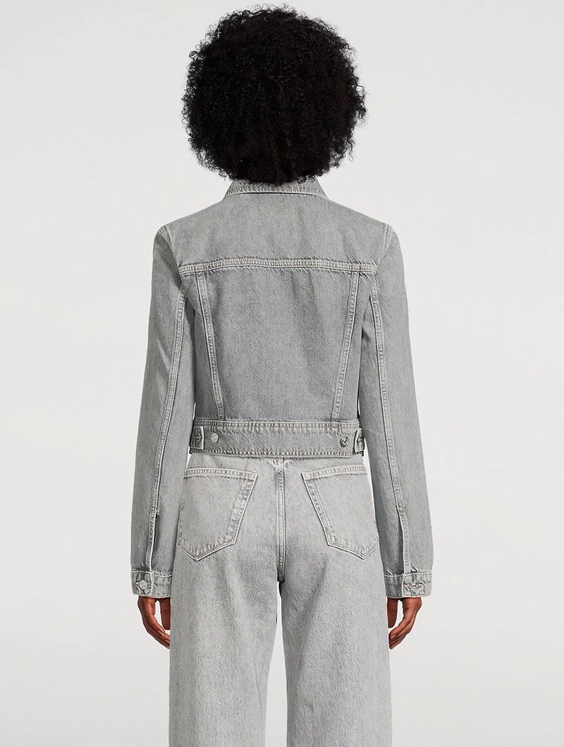 Chantal Cropped Denim Jacket