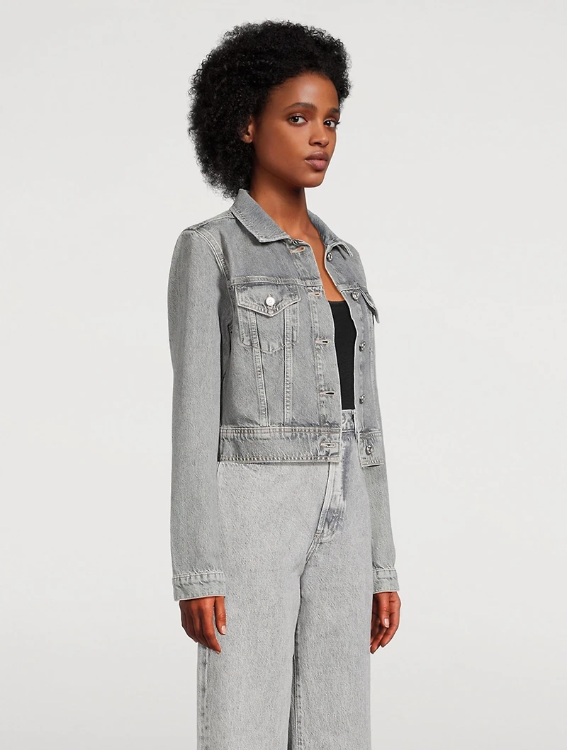 Chantal Cropped Denim Jacket