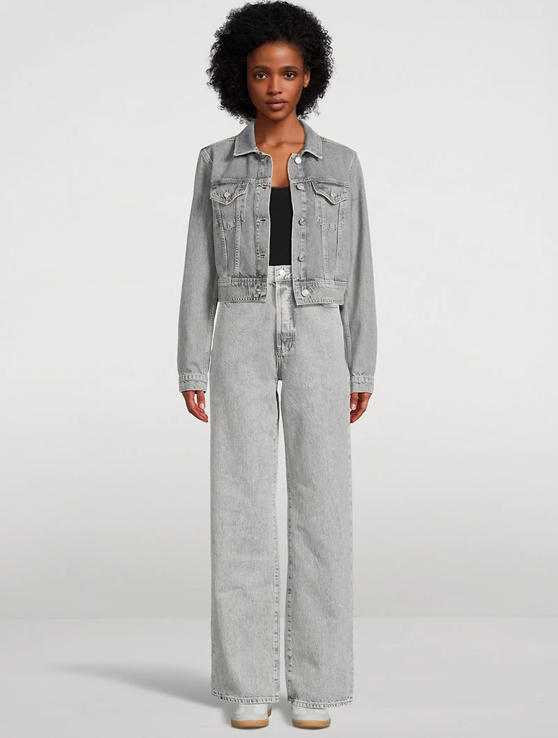 Chantal Cropped Denim Jacket