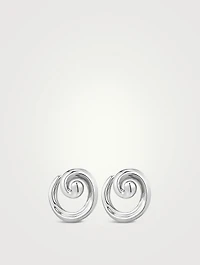 Seashell Coil Stud Earrings