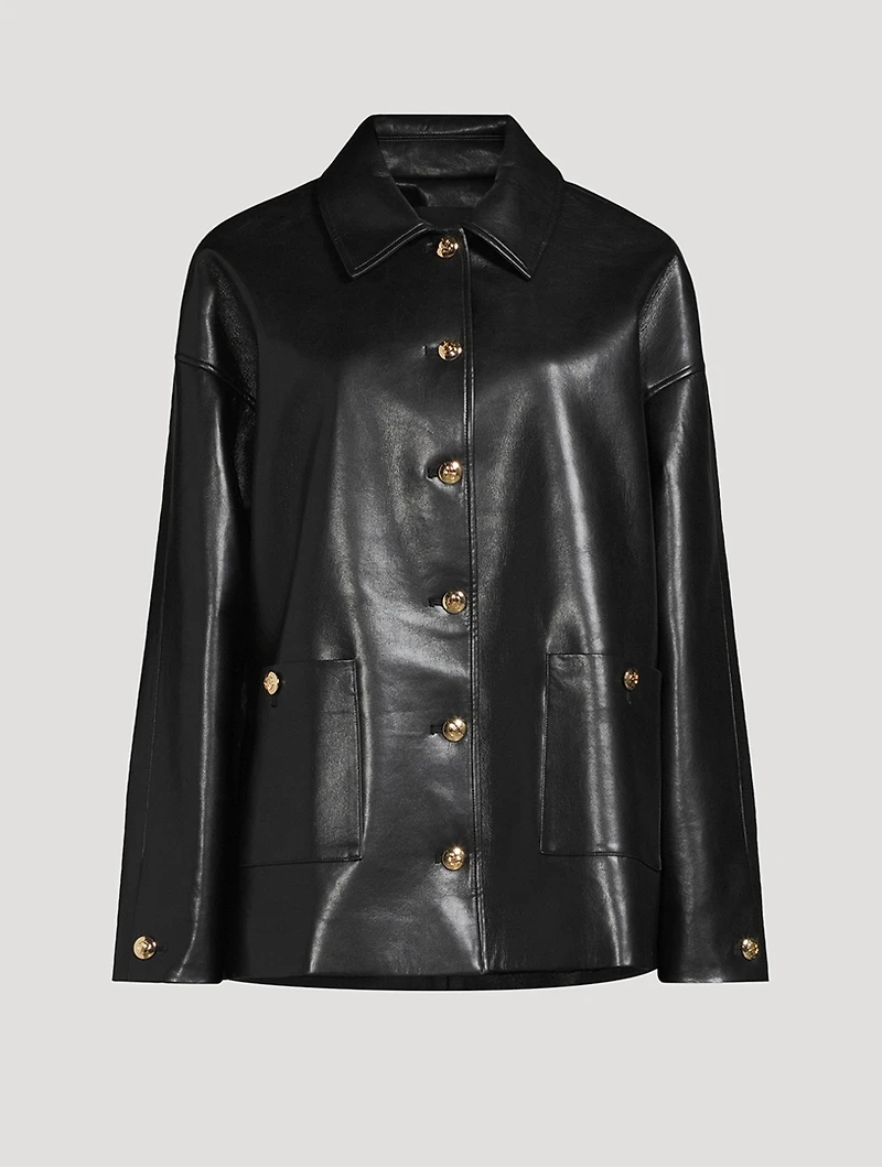 Luca Recycled Leather Jacket