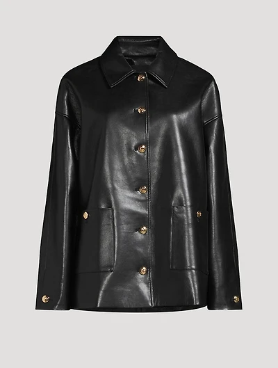 Luca Recycled Leather Jacket